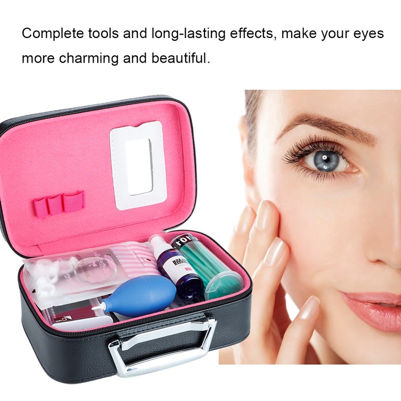 22Pcs Grafting Eyelash Set Eye Pads False Eyelash Tweezers Ring