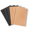 Hoshisea Pack of 6 Notebooks Pack A5 Kraft Notebook Kraft