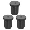 sourcing map Rubber Solid Plug Soft Flexible Stopper for 11-12mm