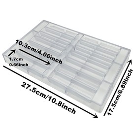 Long Cuboid Chocolate Mould Polycarbonate Rectangle Bar Mold For Chocolate DIY Making Tool