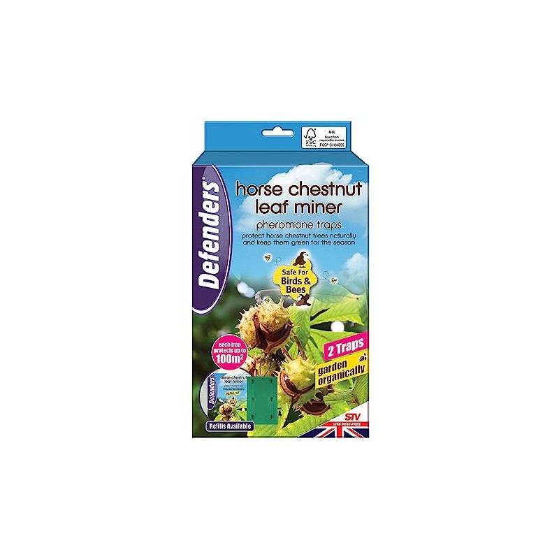 Defenders Horse Chestnut Leaf Miner Pheromone Trap – Twinpack, Refillable,