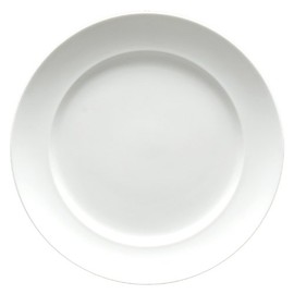 Fortessa Fortaluxe SuperWhite Vitrified China Dinnerware, Cassia 9 5/8-Inch Salad/Dessert Plate, Set of 6