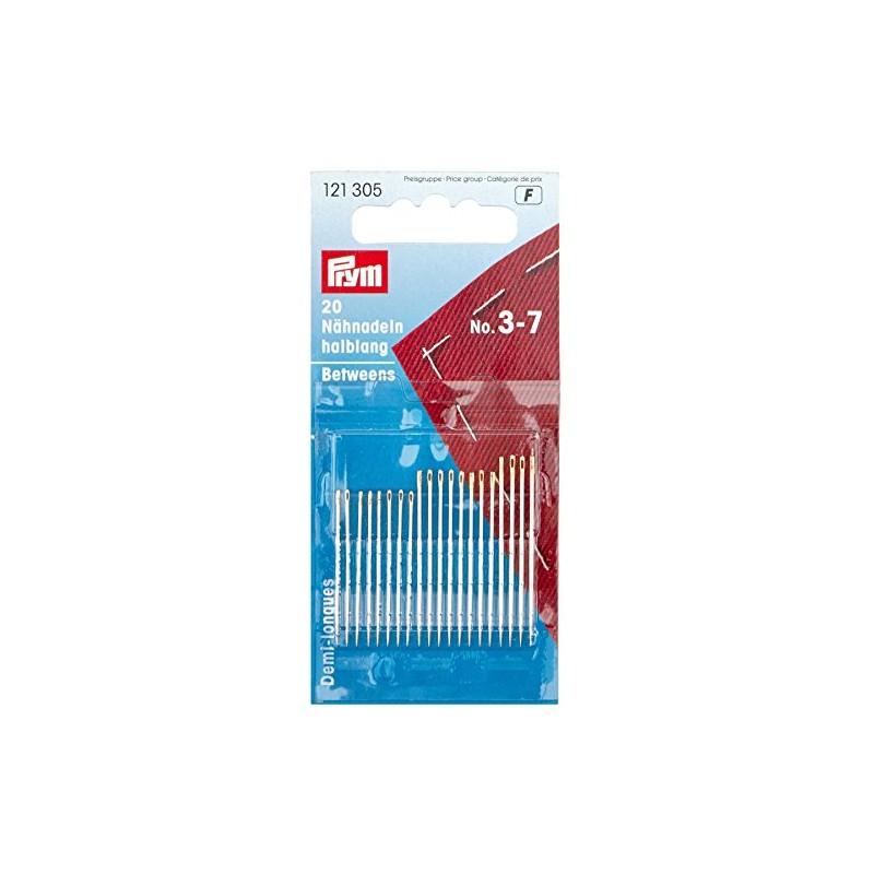 Prym Quilting Needles, Steel, Silver, One Size