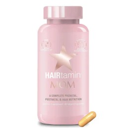 Soporte Cabello Hairtamin Mom Prenatal 30 Caps Hecho Usa Sabor Sin Sabor                                                                              