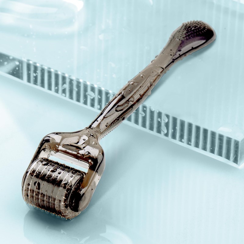 GXBRSY Derma Roller 0.25mm Titanium,192 Micro Needle Roller - Beard