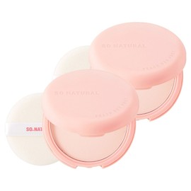 So Natural Peach Deo-Pact Powder Type Deo, 10g, 2 pieces / 쏘내추럴 복숭복숭 데오팩트 파우더타입데오, 10g, 2개