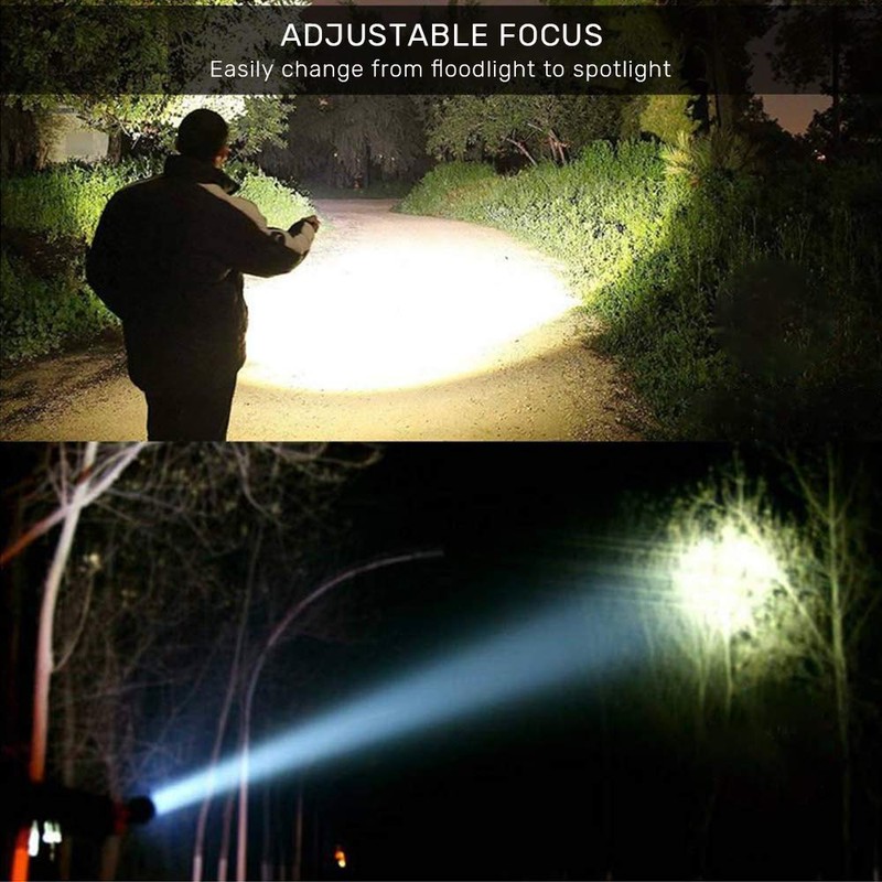 iToncs LED Tactical Flashlight, Magnetic Flashlight, High Lumens Super Bright