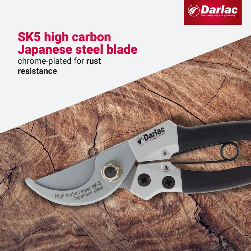 Darlac Compact Pruner - Razor-Sharp Bypass Pruners for General Pruning
