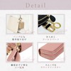 YuHaru Women's Smart Key Case, Genuine Leather, 2 Rooms, Car