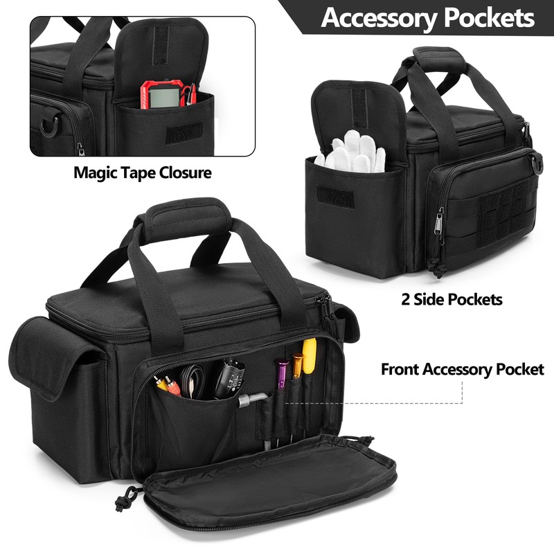Rexmica Small Tool Bag with Anti-friction and Thick Padded Bottom,