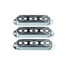 Guyker 3Pcs Single Coil Guitar Pickup Covers (52mm Pole Spacing),