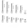 465 Piece Rounded Head Hex Screws with Nuts Set, Allen