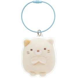 San-X Sumikko Gurashi "Choose Ko Friends" Choose Ko Acrylic Key Chain Cat AB28308 H68×W53mm (H2.7×W2.1 inches)