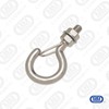 Mizumoto Machinery QBH-8 Stainless Steel Q Bolt Hook, Wire Diameter