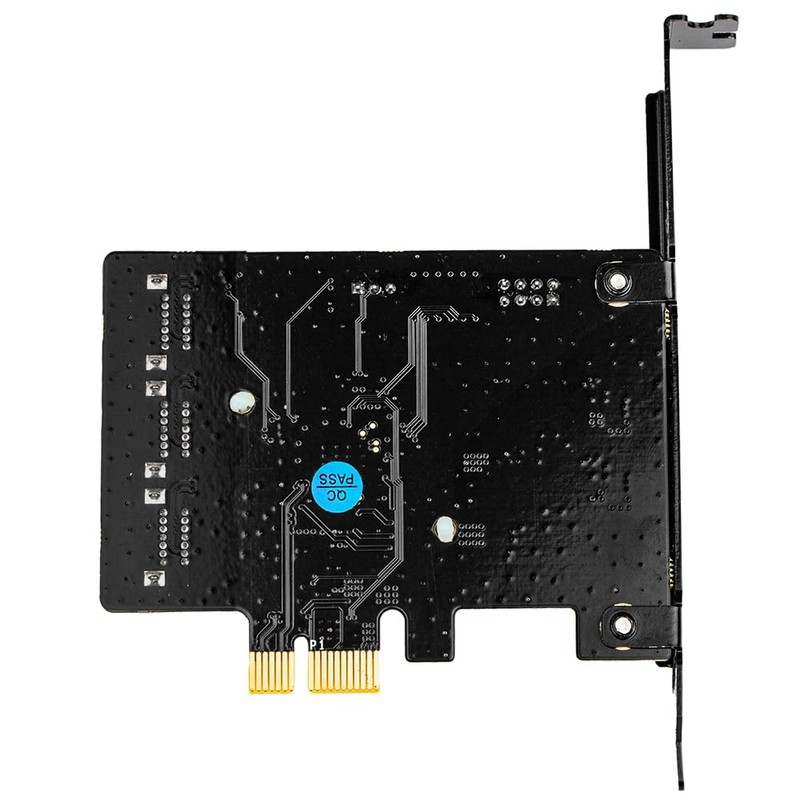 PCIe 3.0 x1 to 6-Port SATA Expansion Card, ASM1166, 6Gbps