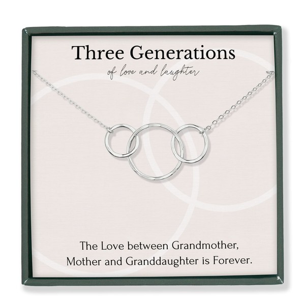 HOPE LOVE SHINE 3 Generations Necklace - Ideal Family Gifts