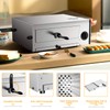 Electric Pizza Oven, Stainless Steel Pizza Baker With Auto Shut-off,