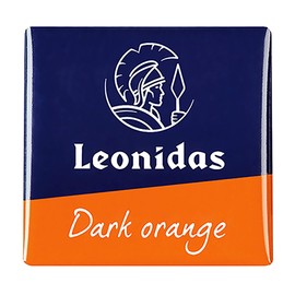 Leonidas Belgian Chocolates: 1 lb Napolitain Orange Dark Chocolate Squares