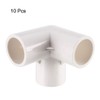 sourcing map 3 Way Elbow PVC Pipe Fitting Furniture Grade