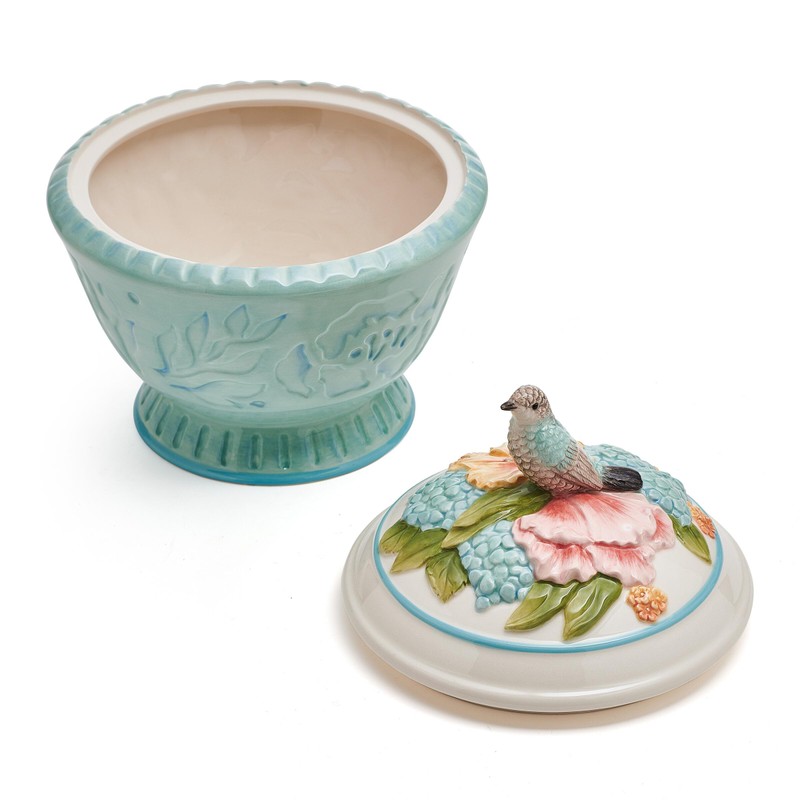 Fitz and Floyd Meadow Cookie Jar, 9 Inch