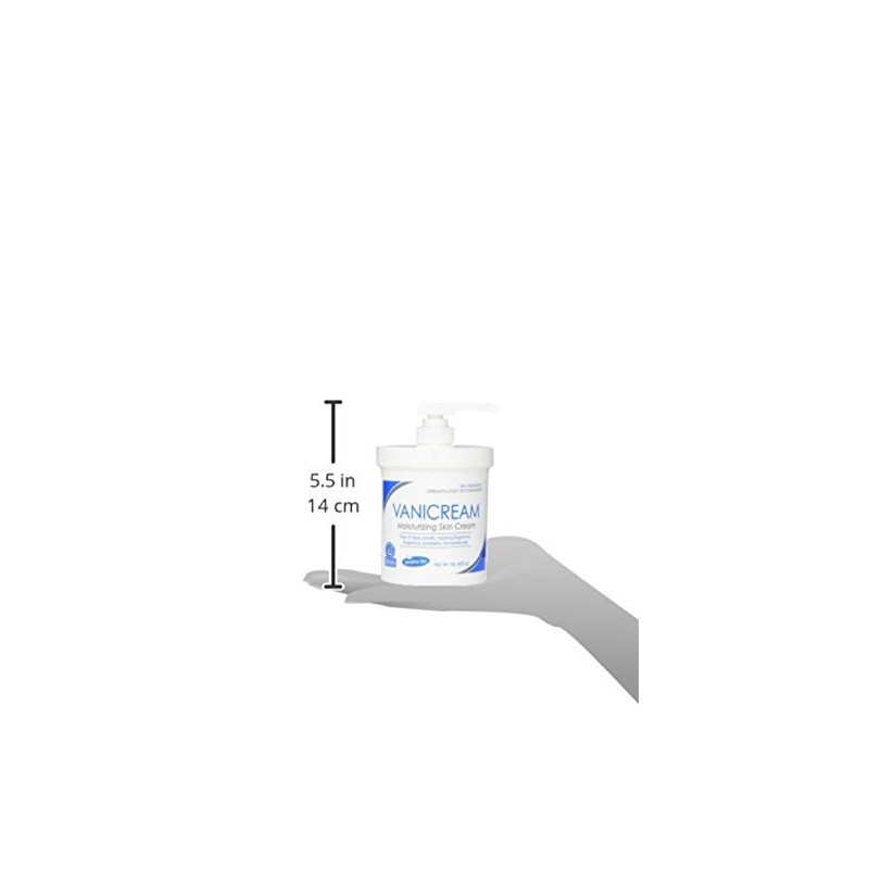 Vanicream Skin Cream With Pump Dispenser 16 oz (Pack of