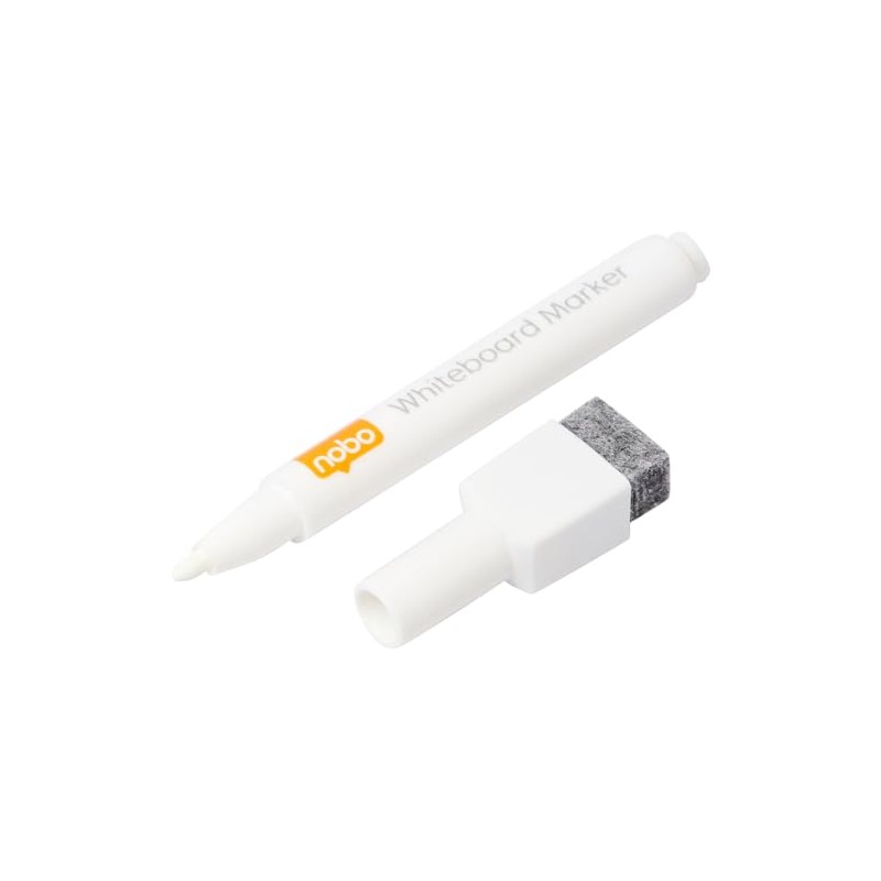 Nobo N:Dry-Erase Marker Magnetic White 6pcs