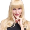 RUNRAYAY Clip in Bangs, Fake Hair Extensions Hair Clip on