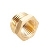 Kbrotech Brass Garden Hose Adapter, 3/4”GHT Male x 1/2”NPT Female