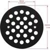 xumy Shower Drain Cover Round Matte Black Drain Strainer Screw