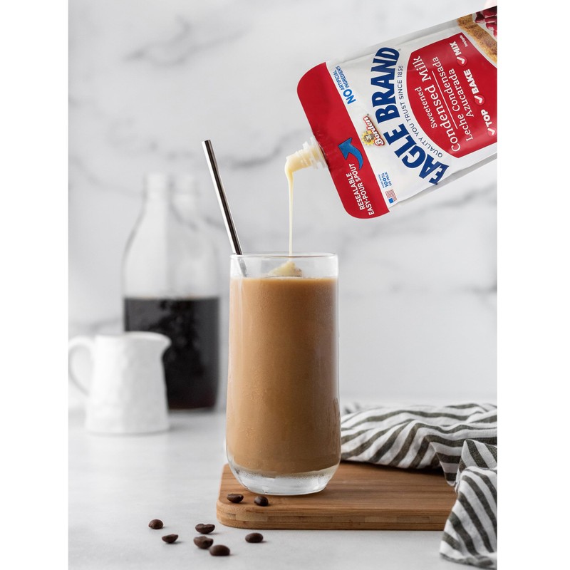 Eagle Brand Sweetened Condensed Milk, 14oz Pouch, Pack of 6