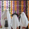 2 Pack Bat Halloween Foil Fringe Curtains Party Decoration, 3.3