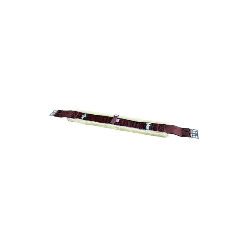 Professional's Choice English Girth Merino Wool, Color: Chocolate, Size: 52