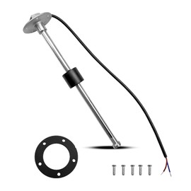 Vaticas Fuel Sending Unit 0-90 ohm 12" Boat Fuel Sender 300mm Stainless Steel Water Gas Fuel Level Sensor for Car RV Truck Vehicle Boat Marine