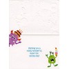 Birthday Monsters Juvenile/Kids Birthday Card
