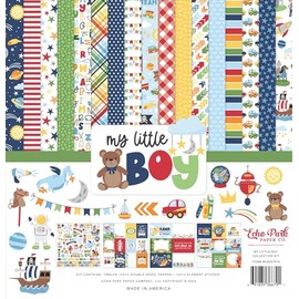 Echo Park Collection Kit 12"X12"-My Little Boy