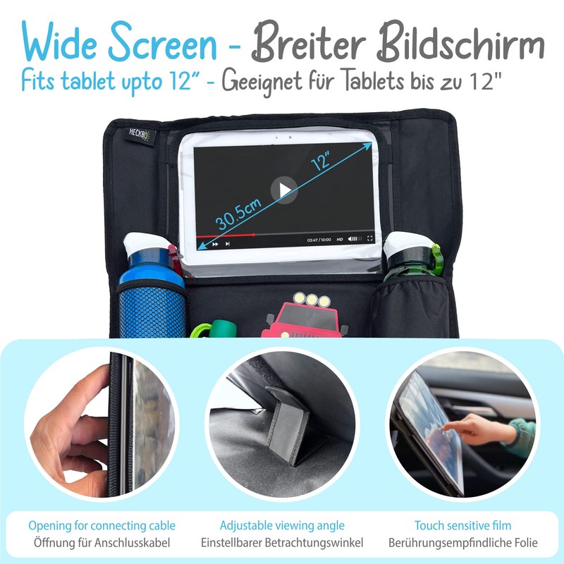 HECKBO 1 x Car Organiser with Monster Trucks