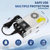 NUOWEIDE Adjustable 0-48V Power Supply 12.5A 600W, 110V AC to
