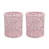 CTKcom 2 Pack Hollow Rose Flower Pattern Metal Pen Pencil
