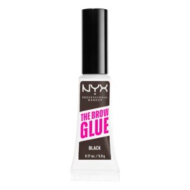 NYX Professional Makeup The Brow Glue gel fijador de cejas 5gr tono black