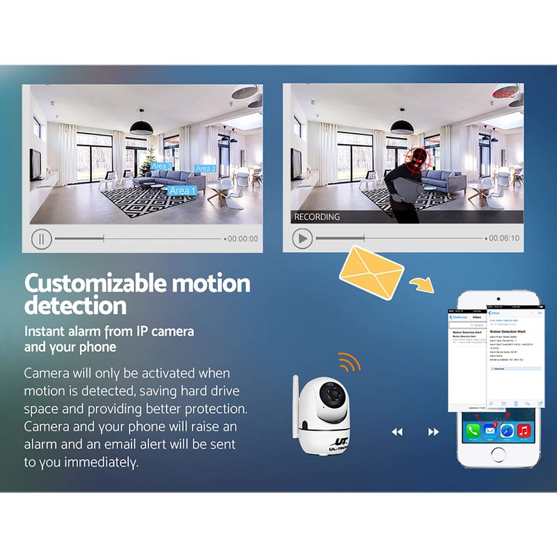 UL-TECH Full HD 1080P WiFi Camera Home Security Wireless IP