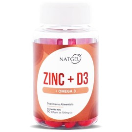 Natgel Zinc con Vitamina D3 y Omega 3
