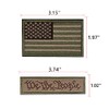ELLEWIN USA Flag and We The People Patches 2PCS Embroidered