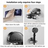Abaigeal Integrated Suction Cup Shower Rack Adjustable Shower Head Holder