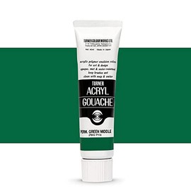ターナー色彩(Turner Color) アクリルガッシュ パーマネントグリーンミドル AG040043 40ml(9号)