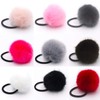 White Fang ZA047 Hair Rubber with Fur Bonbon Adult Stylish