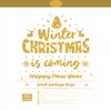 XUXRUS Christmas Gold Small Trash Bags, 3 Gallon 50 Count