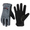 HANDLANDY Leather Work Gloves for Men and Women, Utility Tough