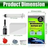Windshield Crack Repair Kit, for Bulls-Eyes, Half-Cobweb,Moon, Star and Long