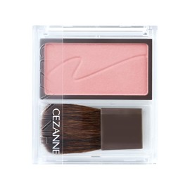 Cezanne Cheek Blush 04 Pure Pink 0.08 oz (2.2 g) Pink Color Conventional Coloring Ruddy Teak