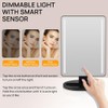 Espejo de maquillaje iluminado con 16 luces LED de rotación